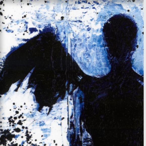 Angel Print in Mat from original painting by Kathy Morton Stanion - Dark Angel - Picture 1 of 4